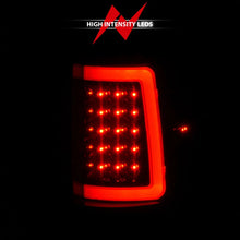 Load image into Gallery viewer, ANZO 2004-2006 Ford F-150 LED Tail Lights w/ Light Bar Black Housing Clear Lens - Back View