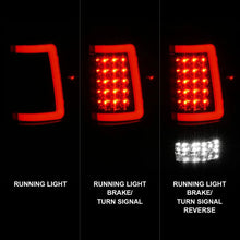 Load image into Gallery viewer, ANZO 2004-2006 Ford F-150 LED Tail Lights w/ Light Bar Black Housing Clear Lens - Additional View 7