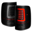 Load image into Gallery viewer, ANZO 2004-2006 Ford F-150 LED Tail Lights w/ Light Bar Black Housing Smoke Lens - Back View