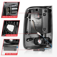 Load image into Gallery viewer, ANZO 2004-2006 Ford F-150 LED Tail Lights w/ Light Bar Black Housing Smoke Lens - Additional View 9