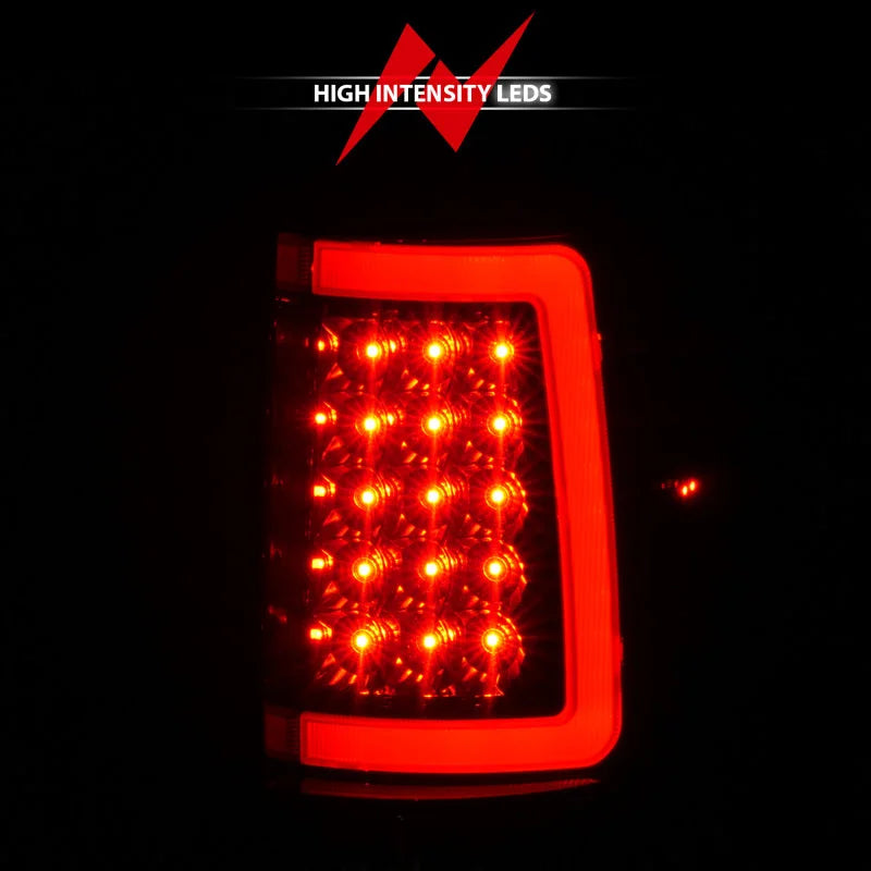 ANZO 2004-2006 Ford F-150 LED Tail Lights w/ Light Bar Black Housing Smoke Lens - Additional View 12