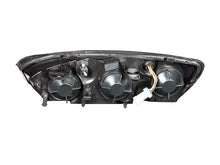 Load image into Gallery viewer, ANZO 2004-2007 Chevrolet Malibu Crystal Headlights Black - Side View