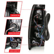 Load image into Gallery viewer, ANZO 2004-2007 Chevy Silverado Taillight Red/Clear Lens w/Black Trim (OE Replacement) - Side View