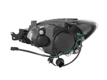 Load image into Gallery viewer, ANZO 2004-2007 Mitsubishi Lancer Projector Headlights w/ Halo Black (CCFL) - Detail View
