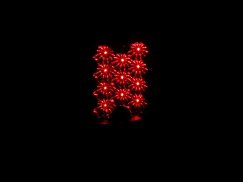 ANZO 2004-2008 Ford F-150 LED Taillights Black - Side View