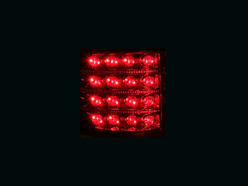 ANZO 2004-2008 Ford F-150 LED Taillights Red/Clear - Side View