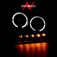 Load image into Gallery viewer, ANZO 2004-2008 Ford F-150 Projector Headlights w/ Halo and LED Black G2 - Additional View 6