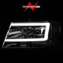 Load image into Gallery viewer, ANZO 2004-2008 Ford  F-150 Projector Headlights w/ Light Bar Chrome Housing - Installation View