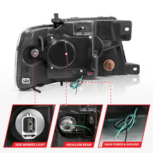 Load image into Gallery viewer, ANZO 2004-2008 Ford F-150 Projector Headlights w/ U-Bar Chrome - Additional View 7