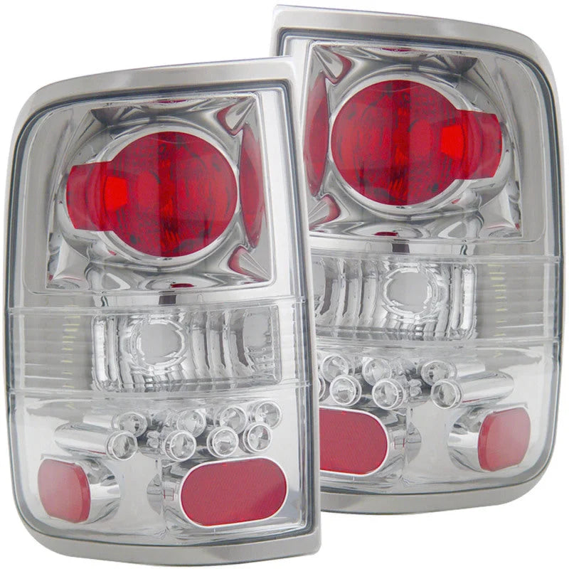 ANZO 2004-2008 Ford F-150 Taillights Chrome - Main Product View