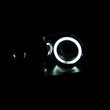 Load image into Gallery viewer, ANZO 2004-2008 Mazda 3 Projector Headlights w/ Halo Black (CCFL) - Side View