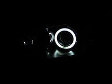 Load image into Gallery viewer, ANZO 2004-2008 Mazda 3 Projector Headlights w/ Halo Black (CCFL) - Side View