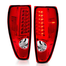 Load image into Gallery viewer, ANZO 2004-2012 Chevrolet Colorado/ GMC Canyon LED Tail Lights w/ Light Bar Chrome Housing Red/Clear - Side View