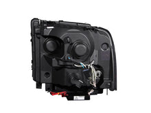 Load image into Gallery viewer, ANZO 2005-2007 Ford Excursion Projector Headlights w/ Halo Chrome w/ LED Strip (CCFL) 1pc - Detail View