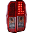 Load image into Gallery viewer, ANZO 2005-2008 Nissan Frontier LED Taillights Red/Clear - Main Product View