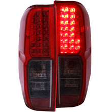 Load image into Gallery viewer, ANZO 2005-2008 Nissan Frontier LED Taillights Red/Smoke - Main Product View