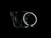 Load image into Gallery viewer, ANZO 2005-2009 Ford Mustang Crystal Headlights w/ Halo Black (CCFL) - Back View