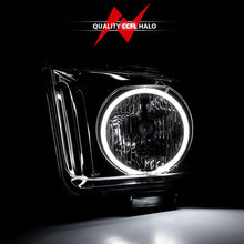 Load image into Gallery viewer, ANZO 2005-2009 Ford Mustang Crystal Headlights w/ Halo Black (CCFL) - Additional View 6