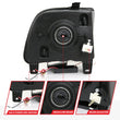 Load image into Gallery viewer, ANZO 2005-2009 Ford Mustang Crystal Headlights w/ Halo Black (CCFL) - Additional View 9