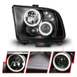 Load image into Gallery viewer, ANZO 2005-2009 Ford Mustang Projector Headlights w/ Halo Black - Additional View 5