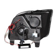 Load image into Gallery viewer, ANZO 2005-2009 Ford Mustang Projector Headlights w/ Halo Black - Additional View 7