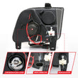Load image into Gallery viewer, ANZO 2005-2009 Ford Mustang Projector Headlights w/ Halo Black - Additional View 9