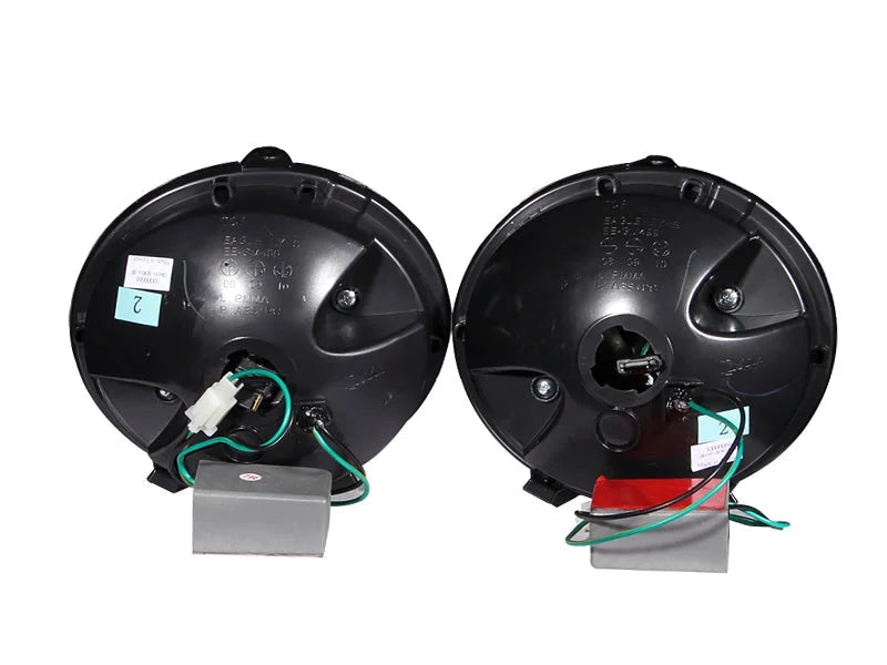 ANZO 2005-2010 Chevrolet Corvette LED Taillights Black 4pc - Side View