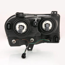 Load image into Gallery viewer, ANZO 2005-2010 Chrysler 300 Crystal Headlight Chrome Amber - Side View
