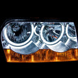 Load image into Gallery viewer, ANZO 2005-2010 Chrysler 300 Crystal Headlights w/ Halo Chrome (CCFL) - Side View