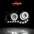Load image into Gallery viewer, ANZO 2005-2010 Chrysler 300C Projector Headlights w/ Halo Black (CCFL) G2 - Additional View 5