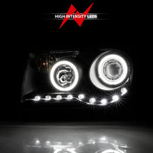 Load image into Gallery viewer, ANZO 2005-2010 Chrysler 300C Projector Headlights w/ Halo Black (CCFL) G2 - Additional View 5