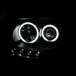 Load image into Gallery viewer, ANZO 2005-2011 Toyota Tacoma Projector Headlights w/ Halo Black - Back View