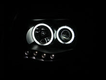 Load image into Gallery viewer, ANZO 2005-2011 Toyota Tacoma Projector Headlights w/ Halo Black - Back View