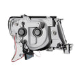 Load image into Gallery viewer, ANZO 2005-2011 Toyota Tacoma Projector Headlights w/ Halo Black - Additional View 9