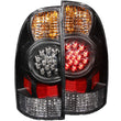Load image into Gallery viewer, ANZO 2005-2015 Toyota Tacoma LED Taillights Black - Main Product View