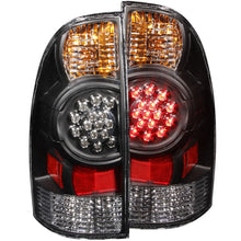 Load image into Gallery viewer, ANZO 2005-2015 Toyota Tacoma LED Taillights Black - Main Product View