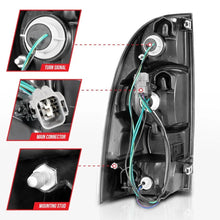 Load image into Gallery viewer, ANZO 2005-2015 Toyota Tacoma LED Taillights Black - Side View