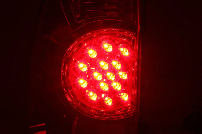 ANZO 2005-2015 Toyota Tacoma LED Taillights Smoke - Side View