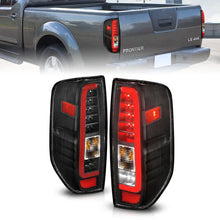 Load image into Gallery viewer, ANZO 2005-2021 Nissan Frontier LED Taillights Black Housing/Clear Lens - Main Product View