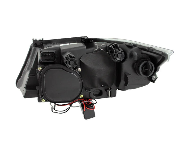 ANZO 2006-2008 BMW 3 Series E90-E91 Projector Headlights w/ Halo w/ LED Bar Chrome (CCFL) - Additional View 5