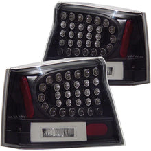 Load image into Gallery viewer, ANZO 2006-2008 Dodge Charger LED Taillights Black - Back View
