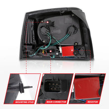 Load image into Gallery viewer, ANZO 2006-2008 Dodge Charger LED Taillights Black - Additional View 8