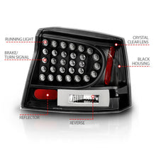 Load image into Gallery viewer, ANZO 2006-2008 Dodge Charger LED Taillights Black - Additional View 9