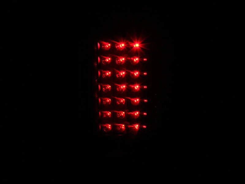 ANZO 2006-2008 Dodge Ram 1500 LED Taillights Black - Detail View