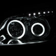 Load image into Gallery viewer, ANZO 2006-2008 Toyota Rav4 Projector Headlights w/ Halo Black - Side View