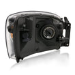 Load image into Gallery viewer, ANZO 2006-2009 Dodge Ram 1500 Crystal Headlight  Black Amber - Side View