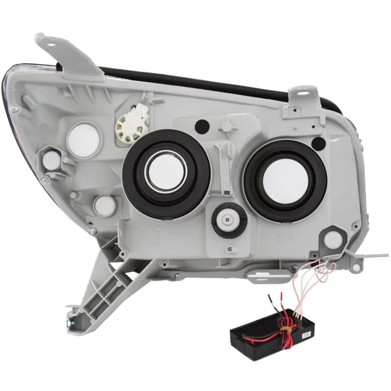 ANZO 2006-2009 Toyota 4Runner Projector Headlights w/ Halo Black - Additional View 9