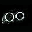 Load image into Gallery viewer, ANZO 2006-2009 Toyota 4Runner Projector Headlights w/ Halo Chrome - Side View