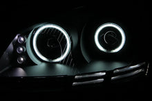 Load image into Gallery viewer, ANZO 2006-2009 Volkswagen Rabbit Projector Headlights w/ Halo Black (CCFL) - Back View