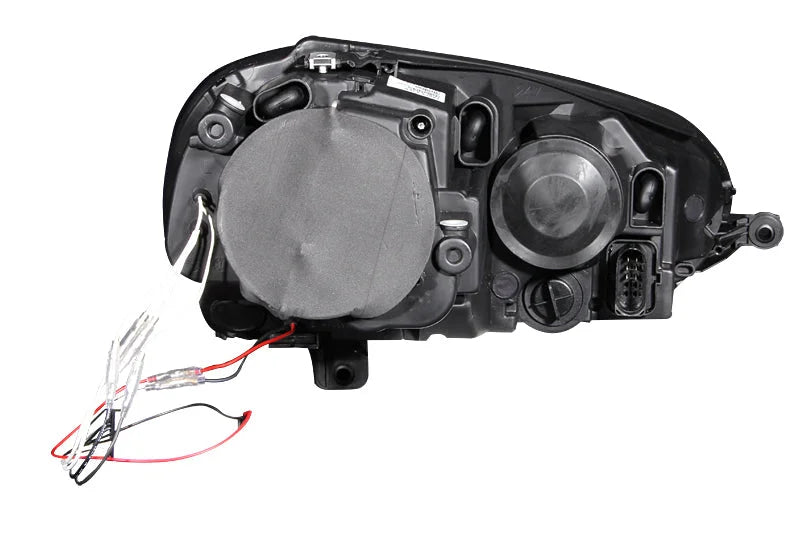 ANZO 2006-2009 Volkswagen Rabbit Projector Headlights w/ Halo Black (CCFL) - Additional View 8